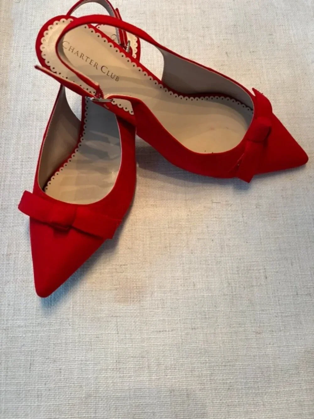Charter Club Woman red Shoes size